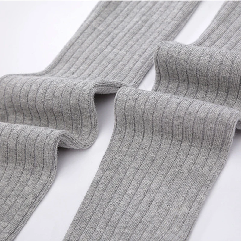 Женские стильные зимние теплые вязаные мягкие сапоги выше колена с цветочным