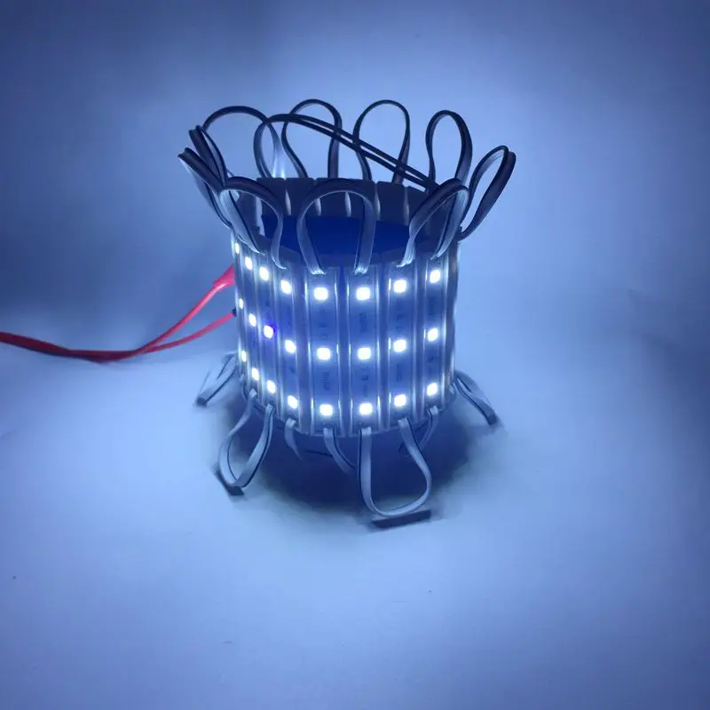 100 шт/Лот SMD 4040 светодиодный модуль 3 светодиодных модуля для знака буквы DC12V SMD4040