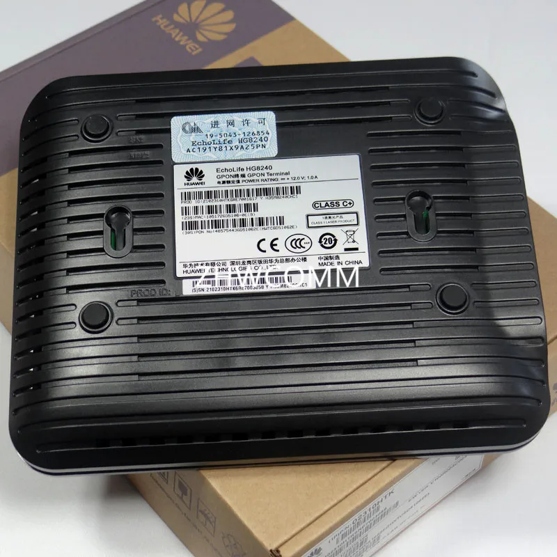 huawei HG8240 GEPON ONU 4 Ethernet LAN Порты и разъёмы+ 2 голос горшки английский Настройка прошивки, SIP для оптического кабеля ftth Termianl ONT
