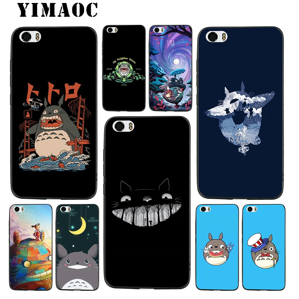 YIMAOC My Neighbor Totoro Anime Soft Silicone Case for Xiaomi Redmi Note 9 Mi 8 Se 7 6 6A A1 A2 4X 4A 5A 5 MAX 3 MiA1 |