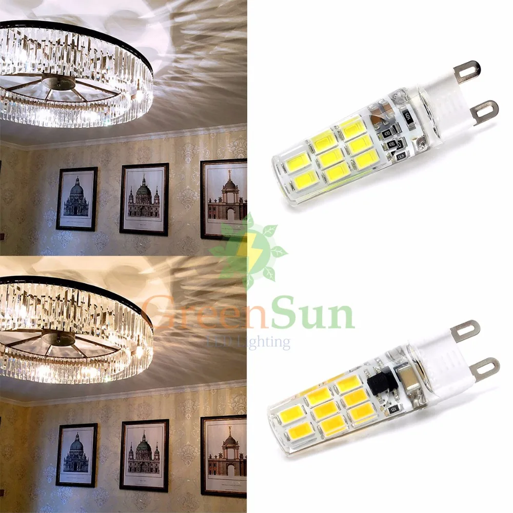 5 шт. 3 Вт 5733 SMD G9 AC 220 В мини светодиодный светильник Хрустальная люстра