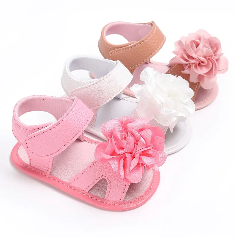 

Baby Girl Sandals Summer Baby Shoes Newborn Cotton Flower Baby Sandals Summer Fashion Baby Girl Shoes 2018