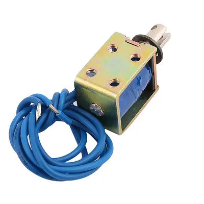 Фото XRN-0520 DC 24V/DC12V 0.27A 6mm Push Pull Тип тяги соленоида Электромагнит №2