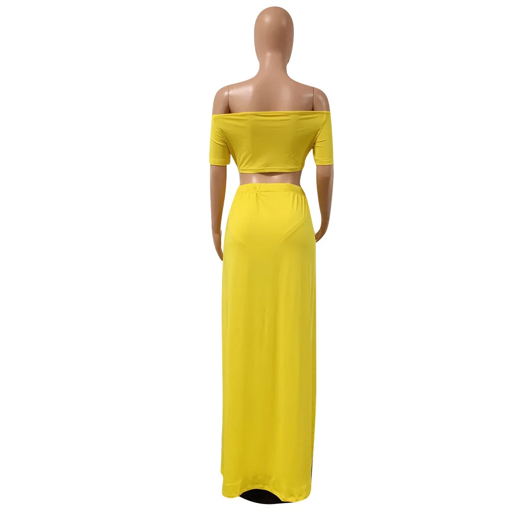 Платье с высоким разрезом без рукавов женское однотонное летнее сексуальное