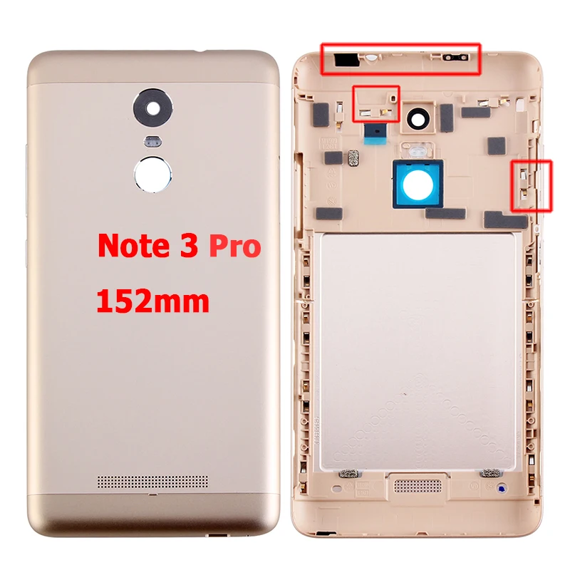 152 мм для Xiaomi Redmi Note 3 Pro Чехол аккумулятора защитный аккумулятор задняя крышка