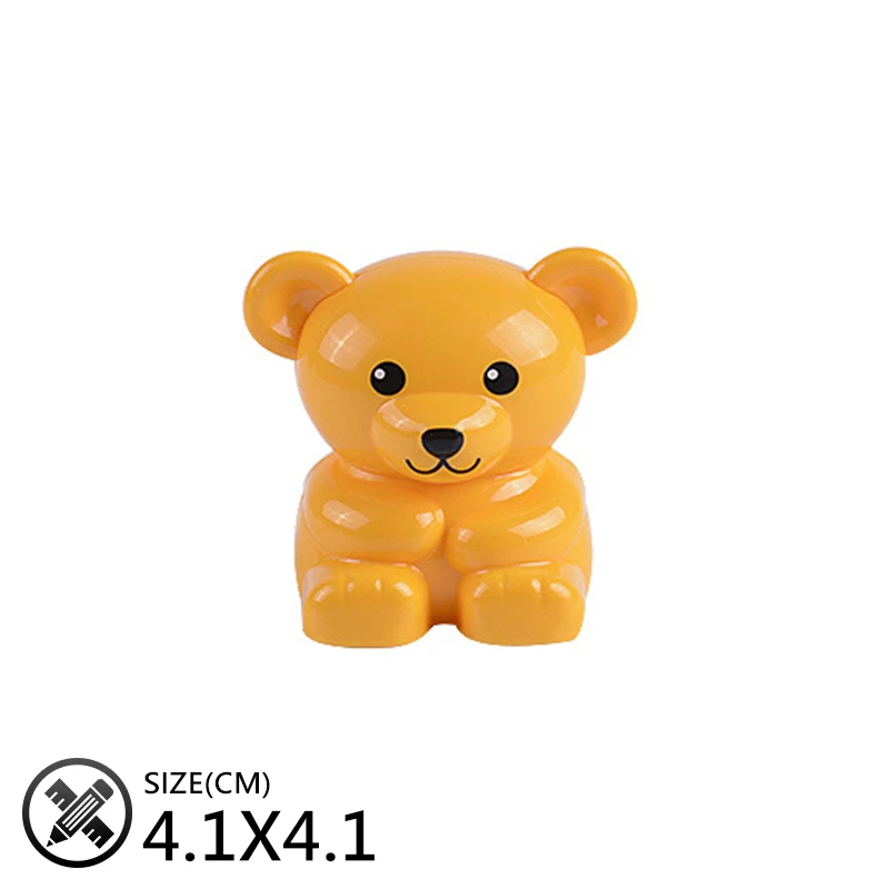 

Big Building Blocks Bricks Accessory Horse Crocodile Compatible Big Size Original Animals Part Children Assemble Kid Toys Gift