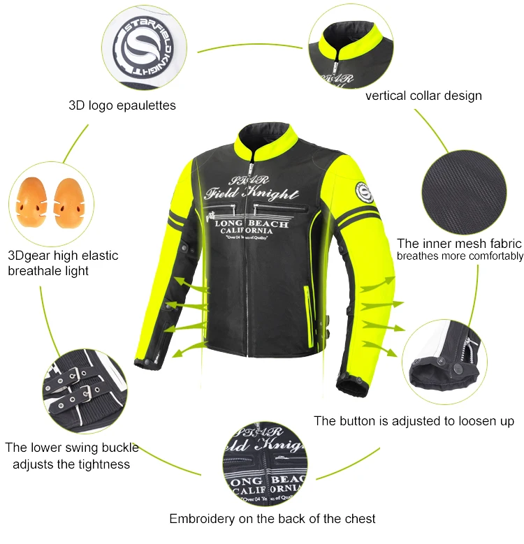 Новинка SFK moto gp moto rcycle дышащая куртка moto rcross Защитная куртка летняя Осенняя гоночная куртка