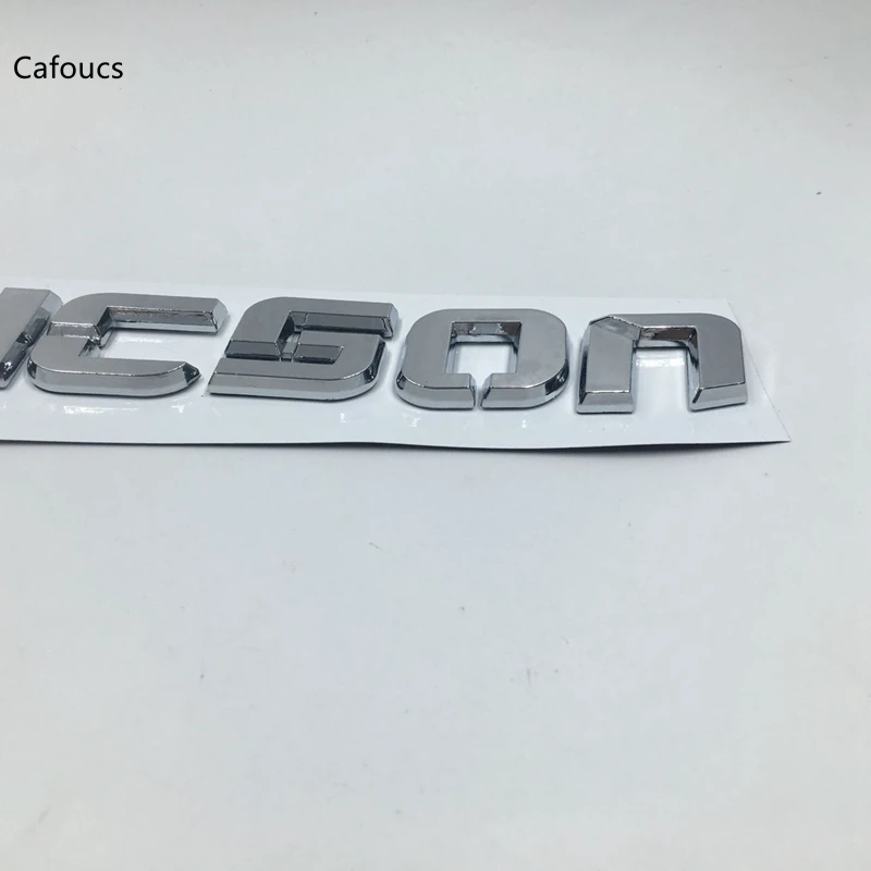 Cafoucs для Hyundai Tucson 2017 эмблема буквы багажника логотип наклейка со словами
