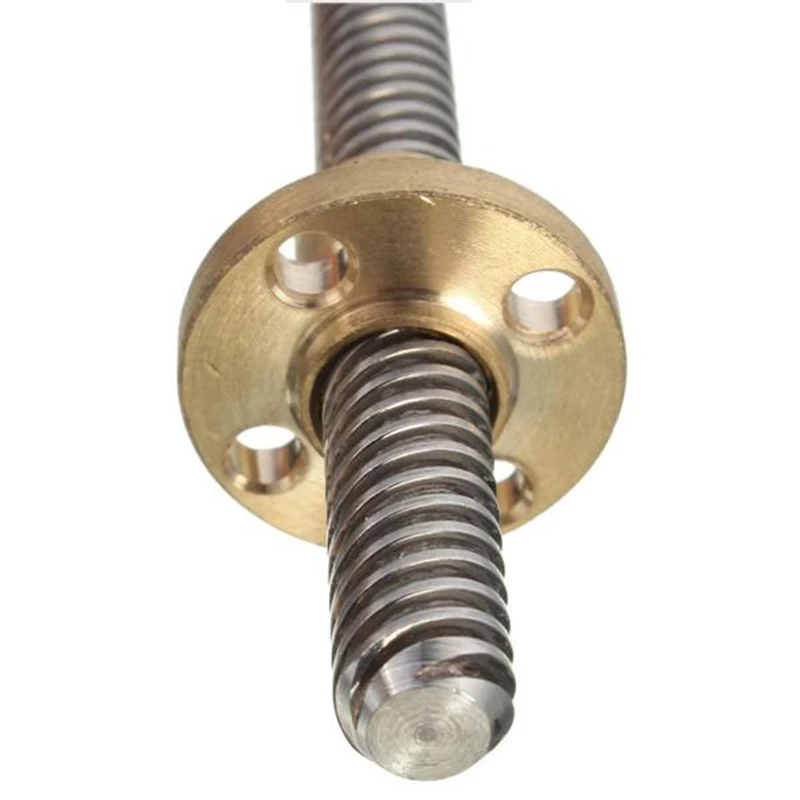 1 шт. 700 мм свинцовый винт 2 Шаг 8 резьбовой с латунной гайкой для 3D принтера |