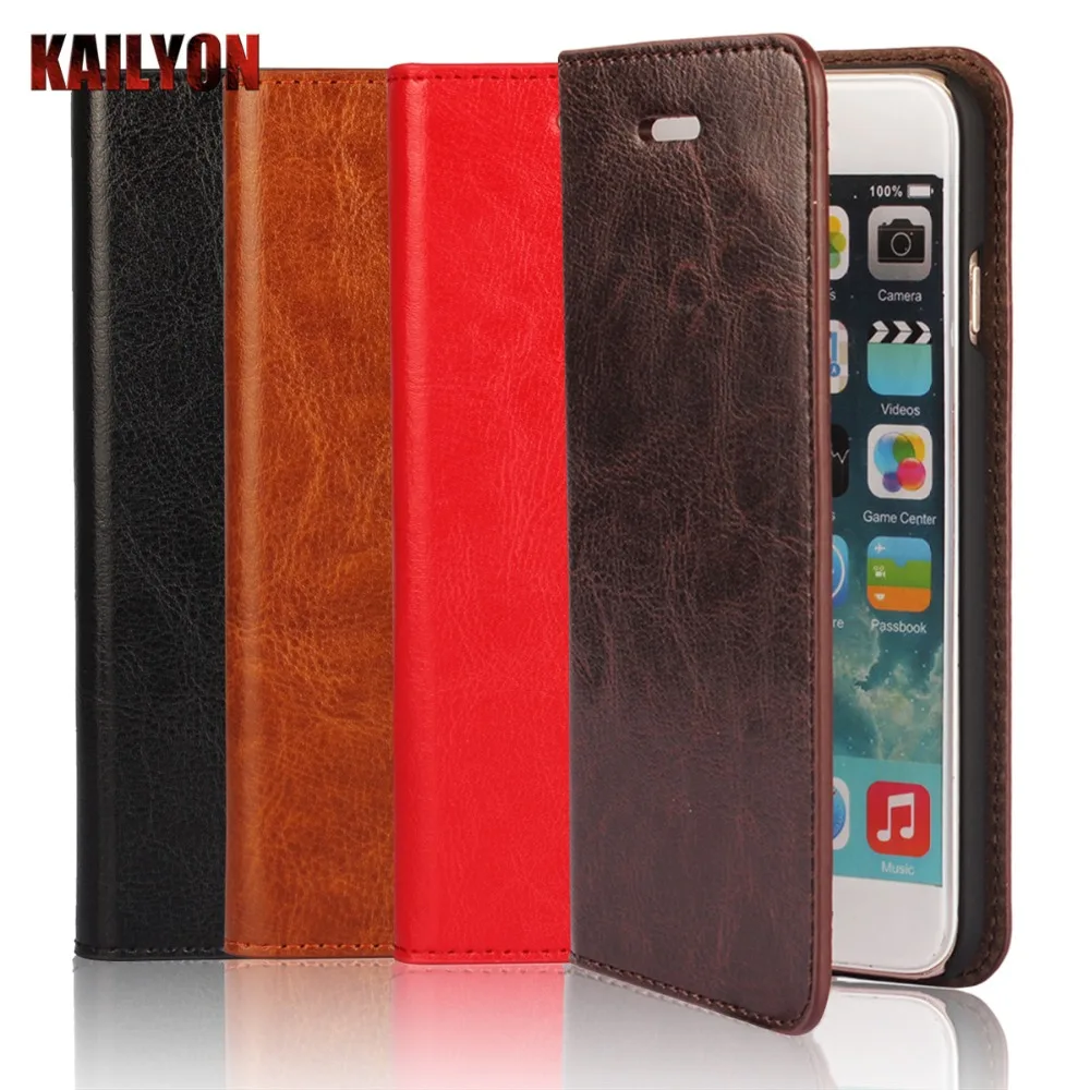 

For iphone 6 lite Case Luxury Flip Genuine Leather Phone Cove Fundas Para Coque Capa For iphone6