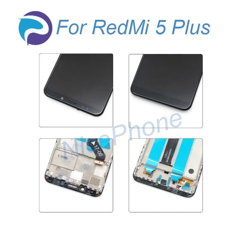 For XiaoMi RedMi 5 Plus lcd screen touch display assembly replacement with frame for plus | Мобильные телефоны и
