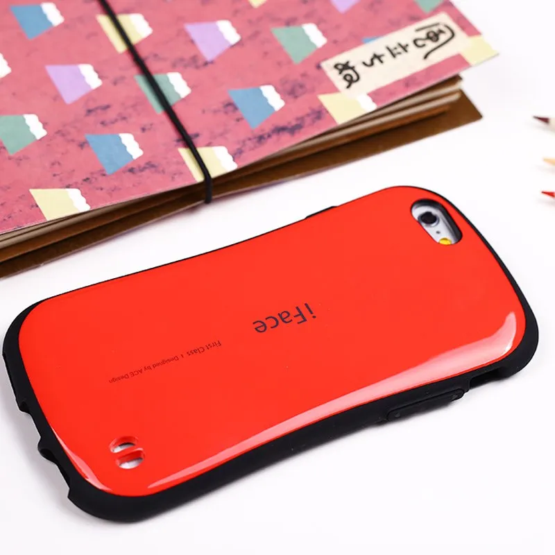 Для iphone X cace iFace первоклассный гладкий глянцевый PC TPU силиконовый милый
