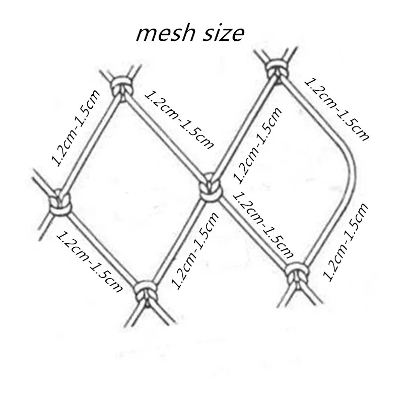 Рыболовная сеть на глубину 2 м L45m клейкая рыболовная китайская 1-слойная жаберная