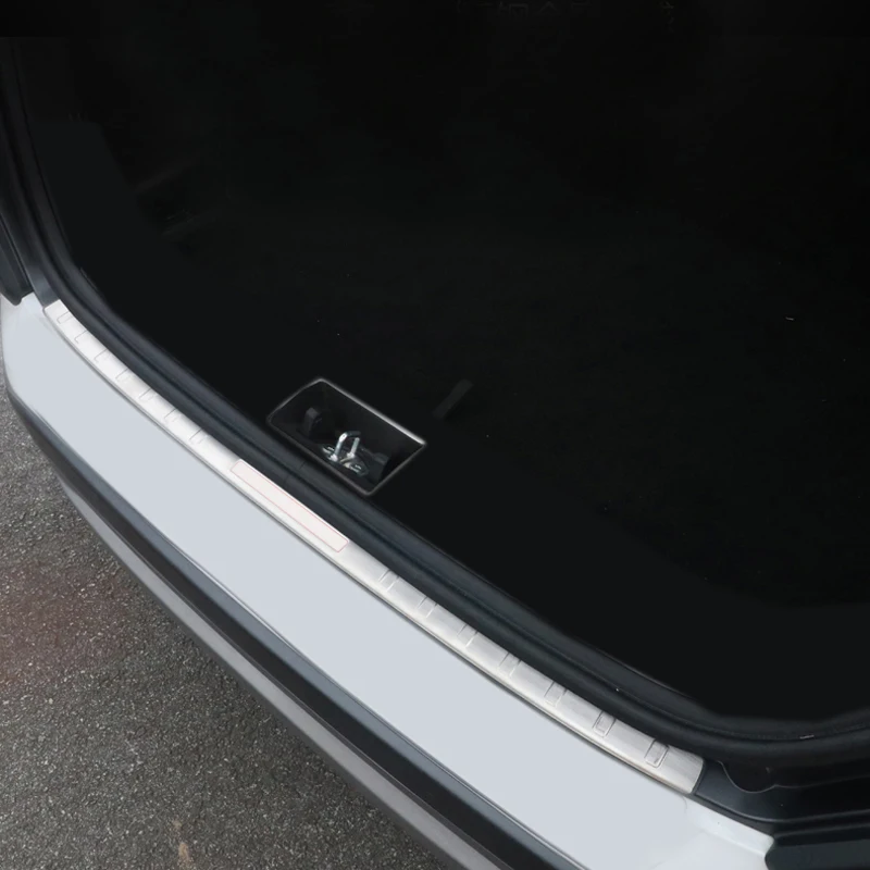 Для hyundai Kona Encino задний багажник загрузки бампер защитная пластина литье нержавеющая сталь