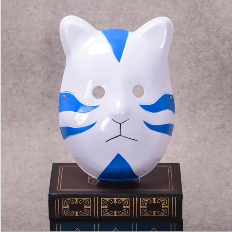 Free Shipping Naruto Shippuden Hatake Kakashi Anbu Cat and Fox Mask Anime Cosplay Accessory For Kids | Дом и сад