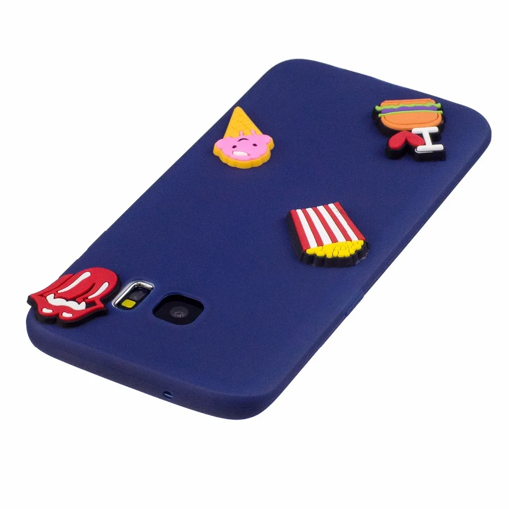 Coatuncle мягкий чехол TPU для Coque Samsung Galaxy S7 случае 3D кремния конфеты чехол для задней панели с мультяшными героями чехол для Samsung S7 Edge чехол