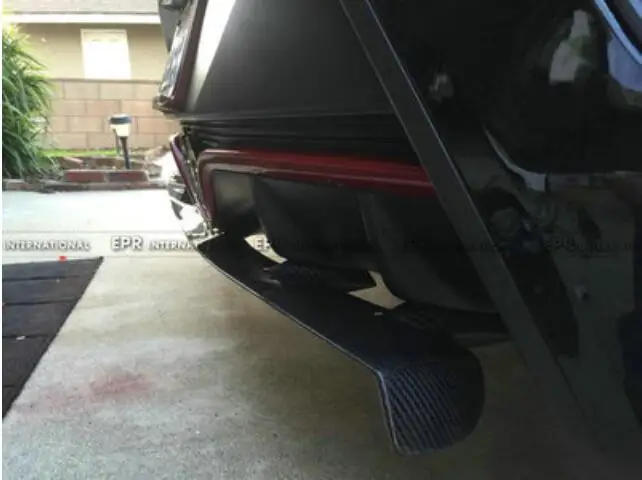 Углеродное волокно автомобиля задний бампер спойлер для автомобильных фар