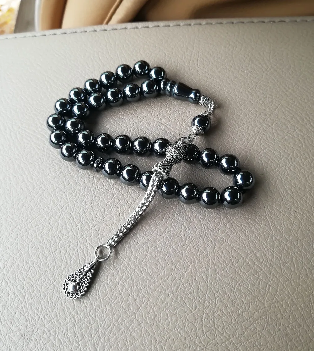 Турецкий флаг Турции мусульманский гематит Молитвенные Четки из бусин tasbih tespeeh Allah misbaha tesbih sibha subha османские ювелирные изделия