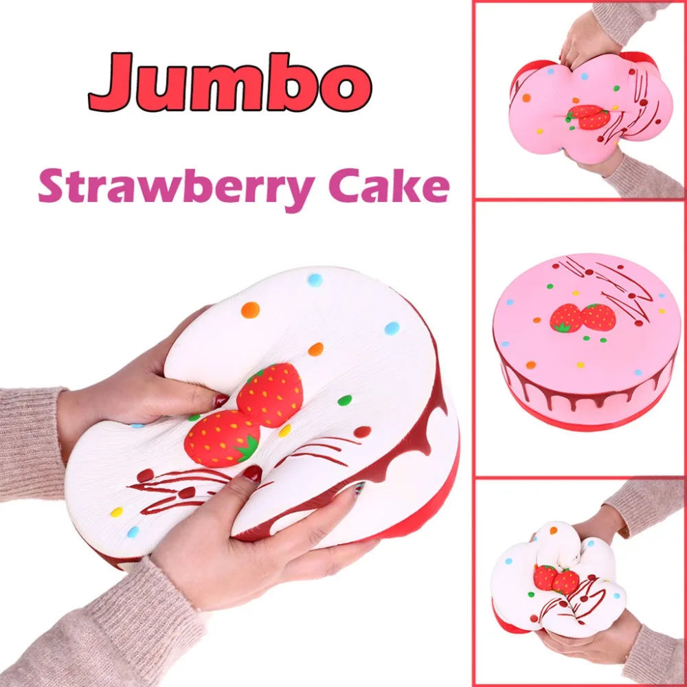 Новинка 2019 гигантский клубничный торт снимает давление одежда медленно