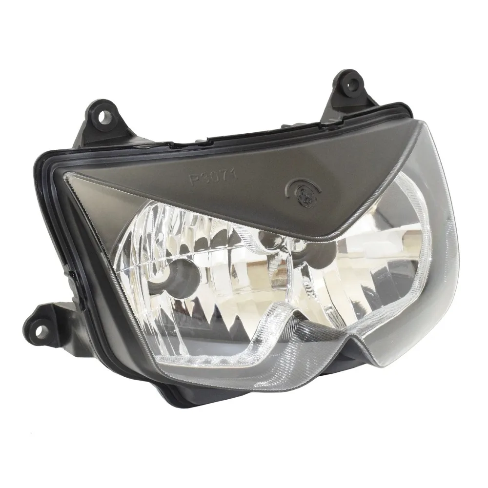 Waase для Kawasaki Ninja 250R 2008 2009 2010 2011 2012 передний головной светильник, налобный светильник, лампа в сборе, чехол для корпуса