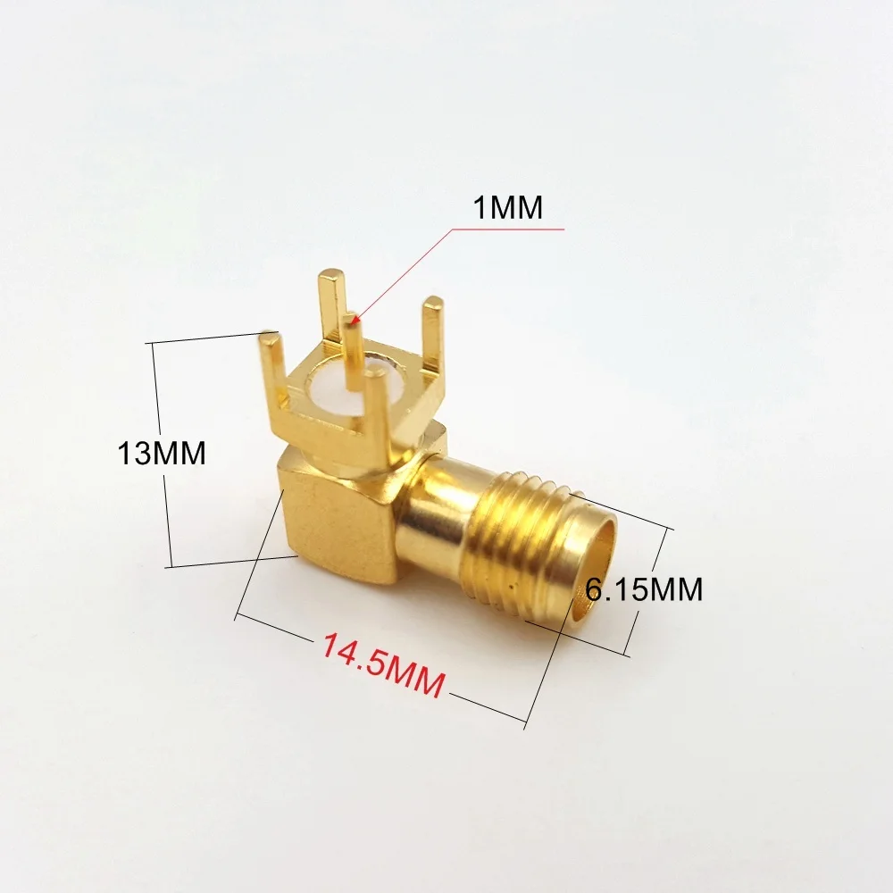 5 шт. позолоченный SMA Гнездовой разъем SMA-KE RF для Wifi роутера телефона беспроводной