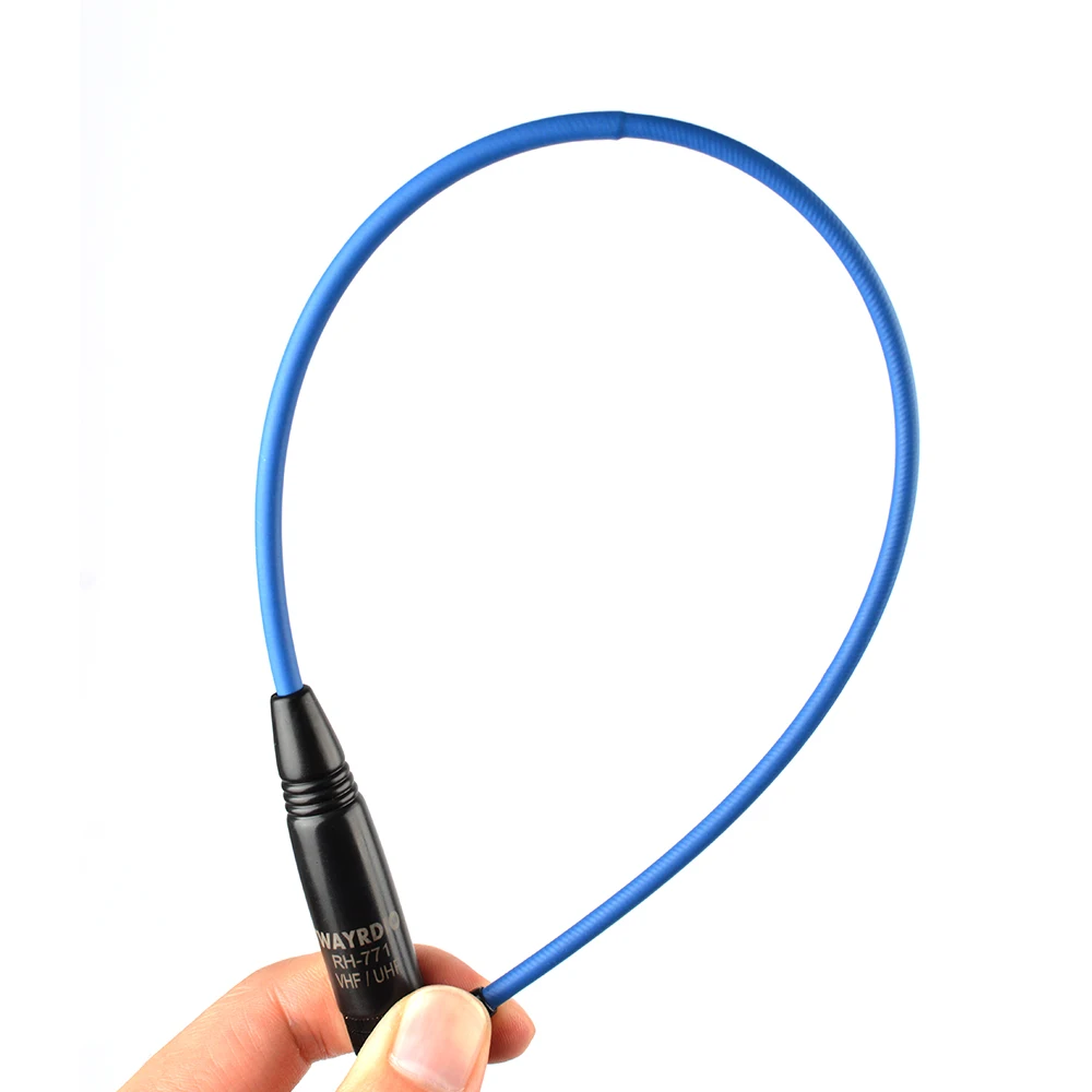 HYS рация Dual Антенны диапазона sma мужской VHF и UHF 144/430 мГц гибкая антенна для VX 180