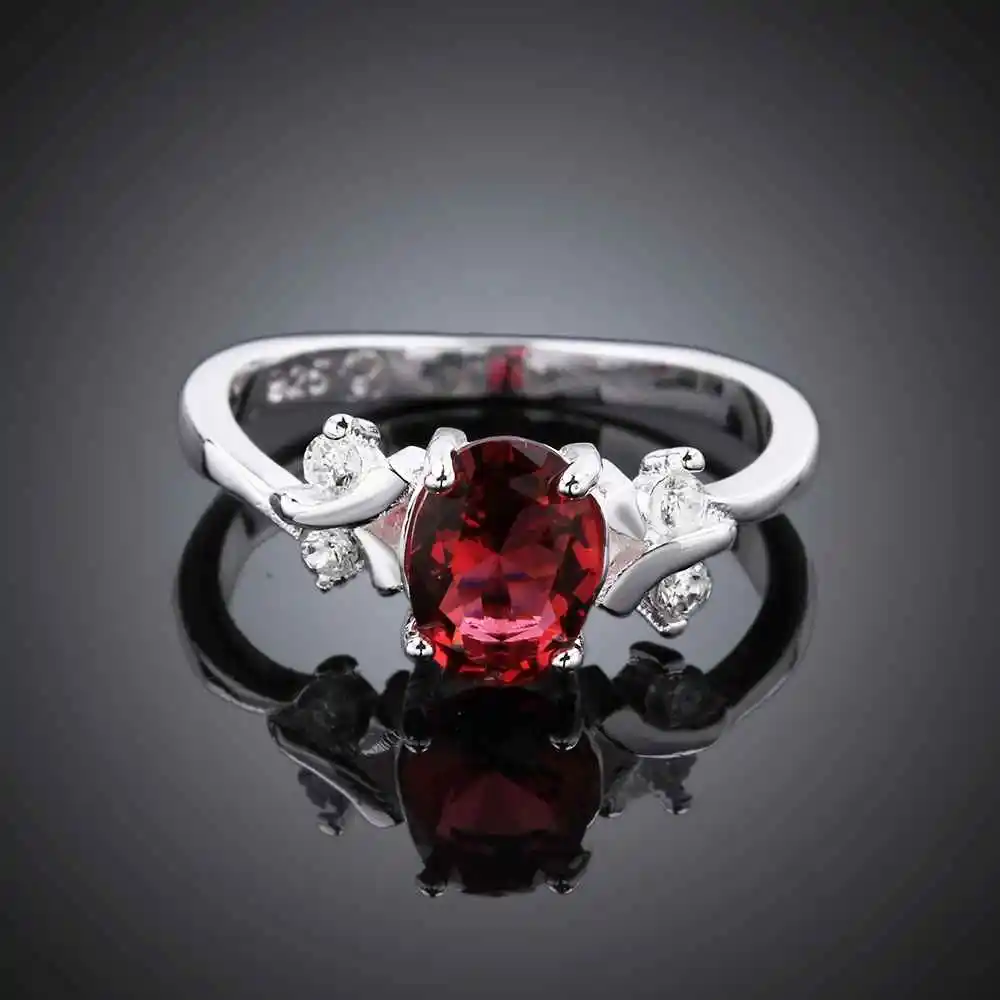 Лидер продаж высококачественное посеребренное обручальное кольцо с кристаллами