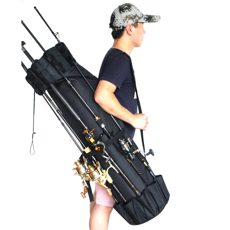 Portable Multifunction Fishing Bags Nylon Fishing Rod Bag Case Fishing Tackle Tools Storage Bag FB25
