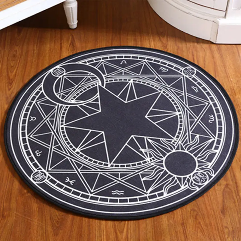 Диаметр 60 см/80 см супер милая аниме кардкоптер Сакура КИНОМОТО круглый коврик для