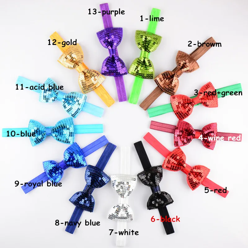 Популярные новые повязки на голову для девочек с большим бантом 10 шт./лот 20C