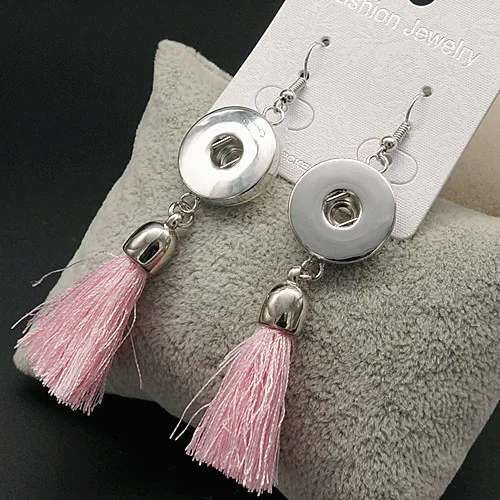 Модные Красочные Висячие серьги с кисточками защелкой 18 мм ювелирные изделия