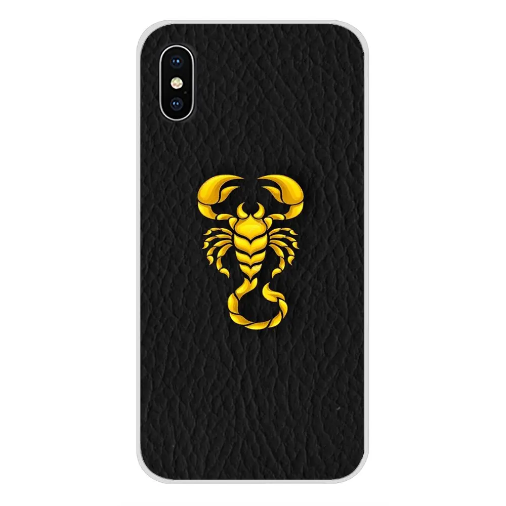 Чехол для мобильного телефона 12 созвездия Зодиака Скорпион Знаки Apple iPhone X XR XS MAX 4