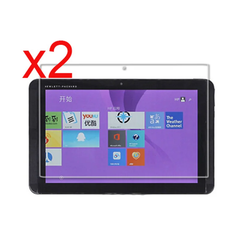 2x прозрачная пленка + чистая ткань Защитная для ЖК-экрана HP Pavilion X2 10 J014TU J025TU 1