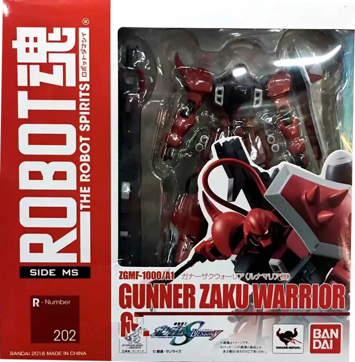 Фигурка робота духа BANDAI Tamashii фигурка № 202 Gunner Zaku Warrior Lunamaria Cutom семена гандама|seed