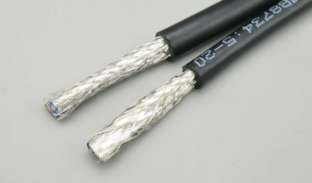 Shielded Sheathed Cable 2, 3, 4 Core 1.5mm² with Pure Oxygen Free Copper Flexible Double Shield Signal Control Wire RVVP