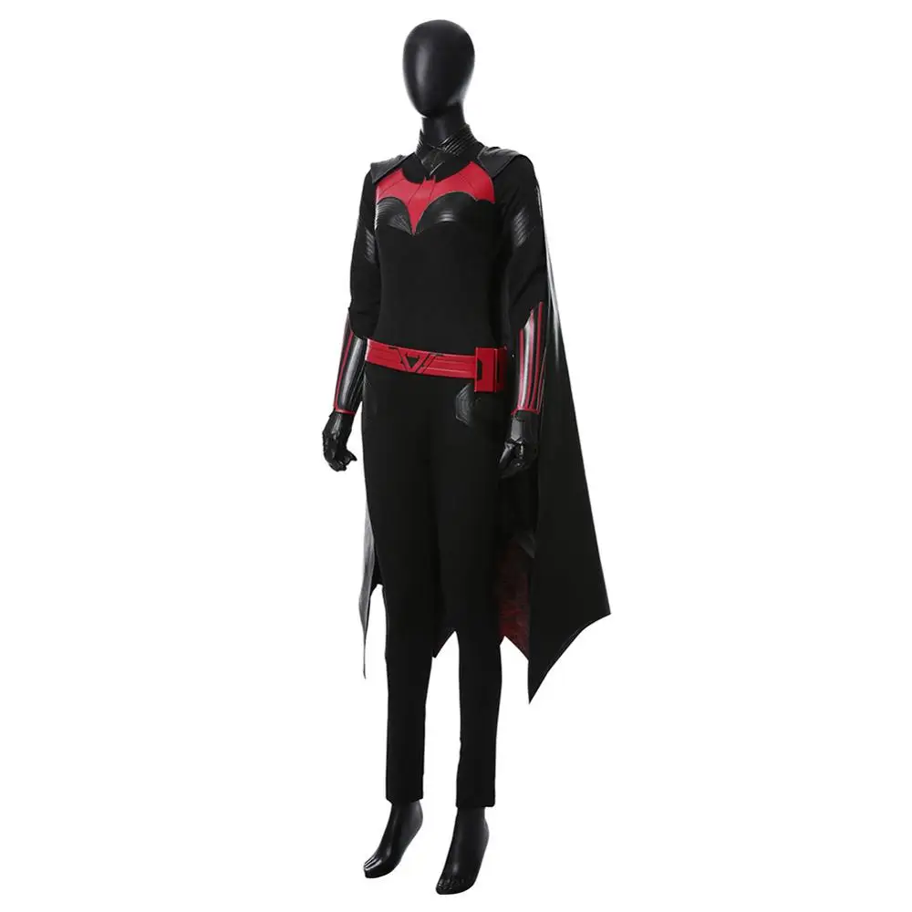 Женский костюм для косплея Batwoman из искусственной кожи полный комплект Хэллоуина