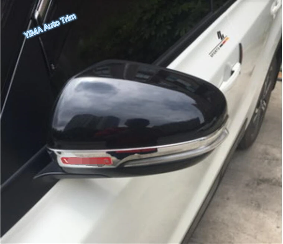 Lapetus автомобильный Стайлинг Защита дверного зеркала полоса стример накладка 2 шт