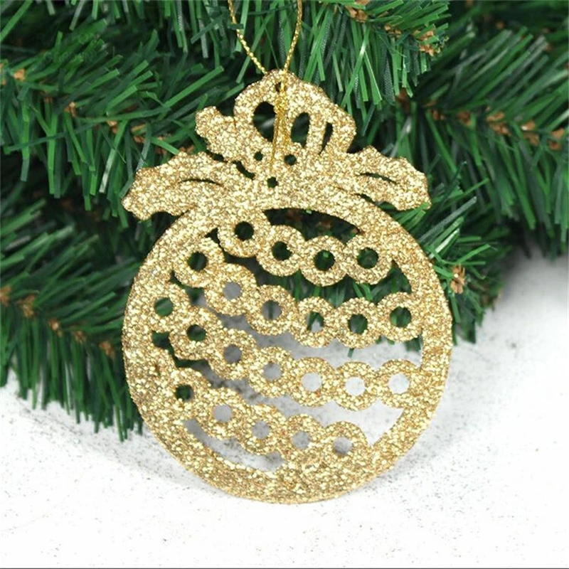 Одна шт. Рождественские принадлежности Золотой порошок Мешки для конфет Украшения для ёлки Подарки на Рождество Аксессуары для вечеринок DIY.