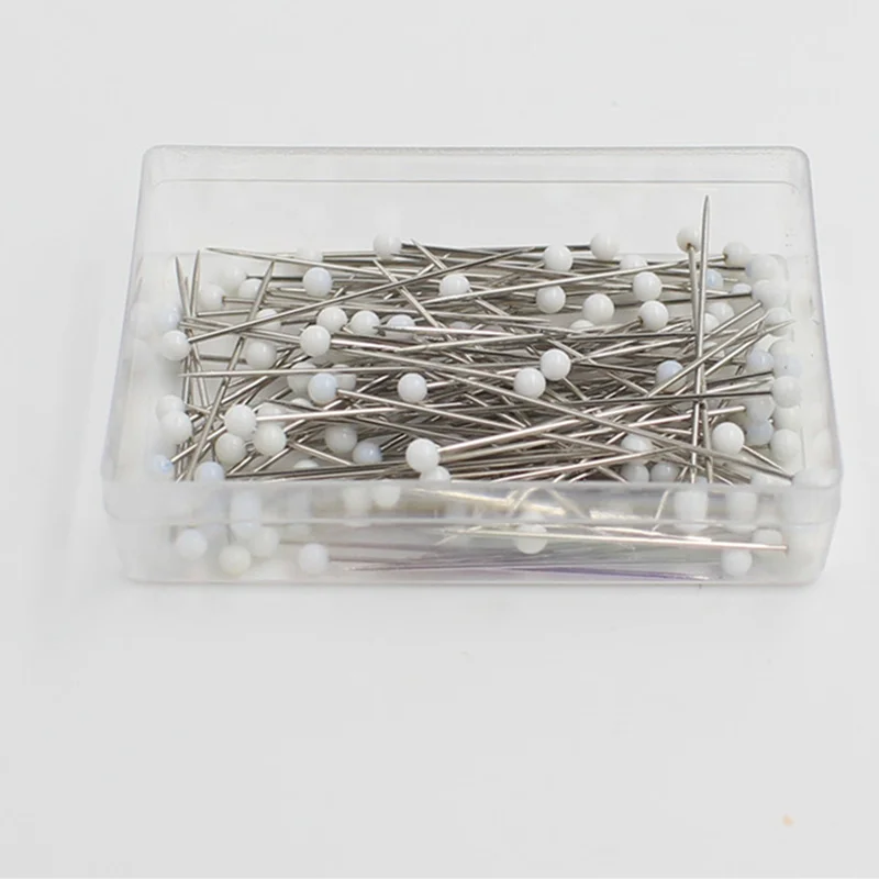 100 шт. круглые швейные булавки с жемчужной головкой женские иглы для флористов