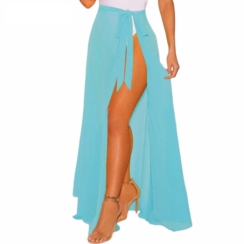 Модные сексуальные женские юбки прозрачная одежда Женская сетчатая юбка с