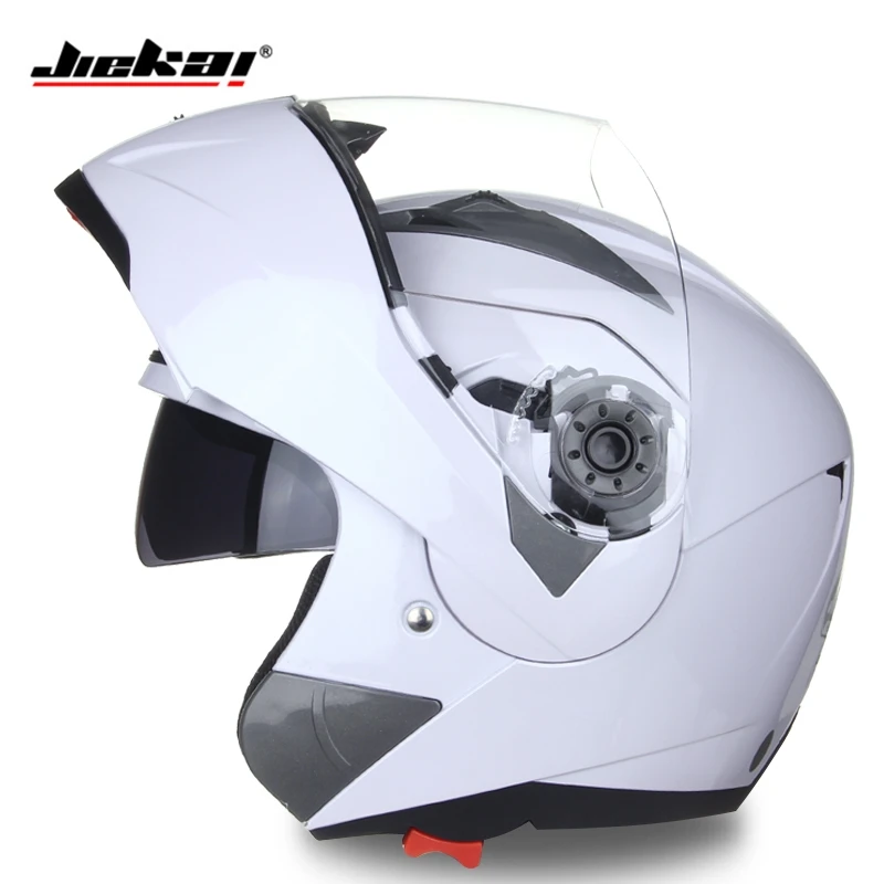 Модуль флип moto rcycle двойной зеркальный шлем бездорожье полный шлем capacete cascos para moto DOT одобрение JIEKAI-105 - Цвет: a3