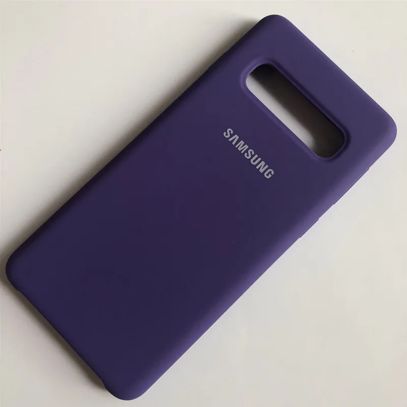 purple Жидкий силиконовый чехол для samsung galaxy S10 Plus, шелковистый мягкий на ощупь защитный чехол для samsung galaxy S10+ S10E lite - Цвет: purple