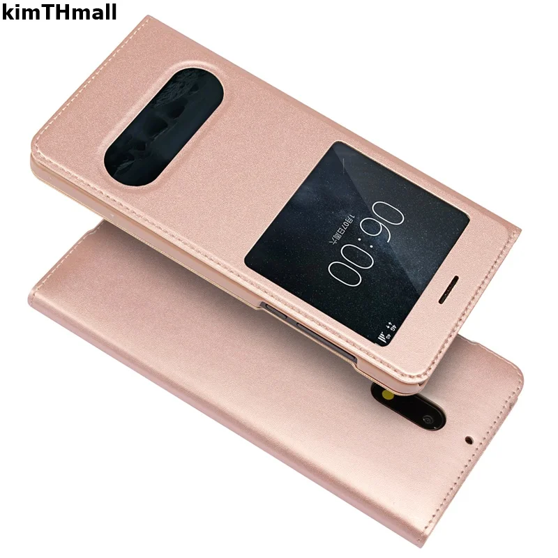 Чехол для Nokia 6 2017 чехол с откидной крышкой окошком из поликарбоната Жесткий