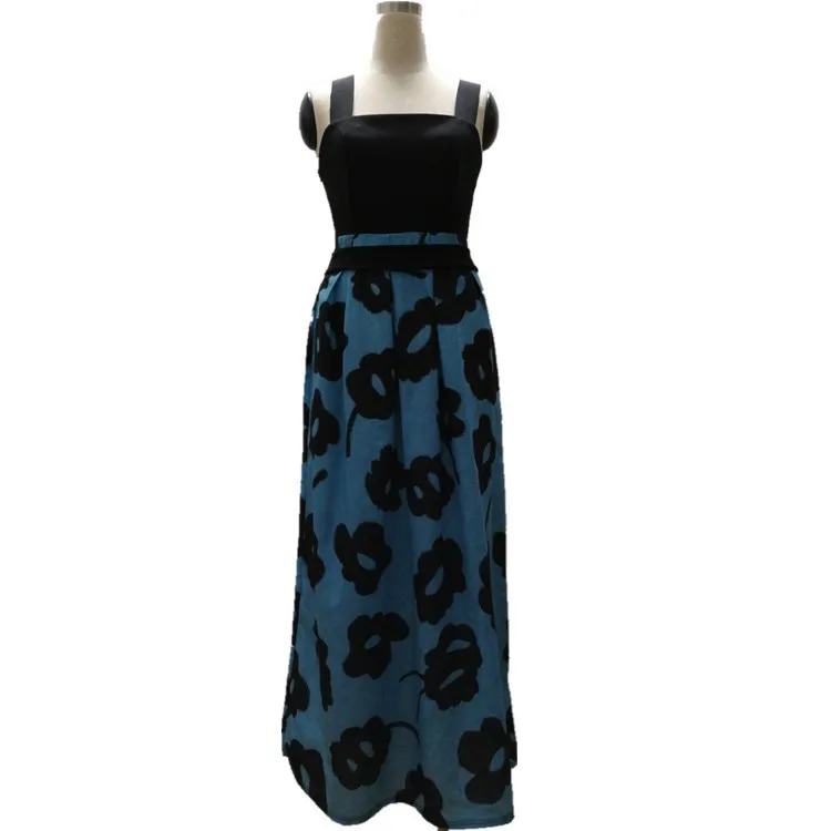 Сексуальное богемное Макси-Платье на тонких бретелях без рукавов с открытой