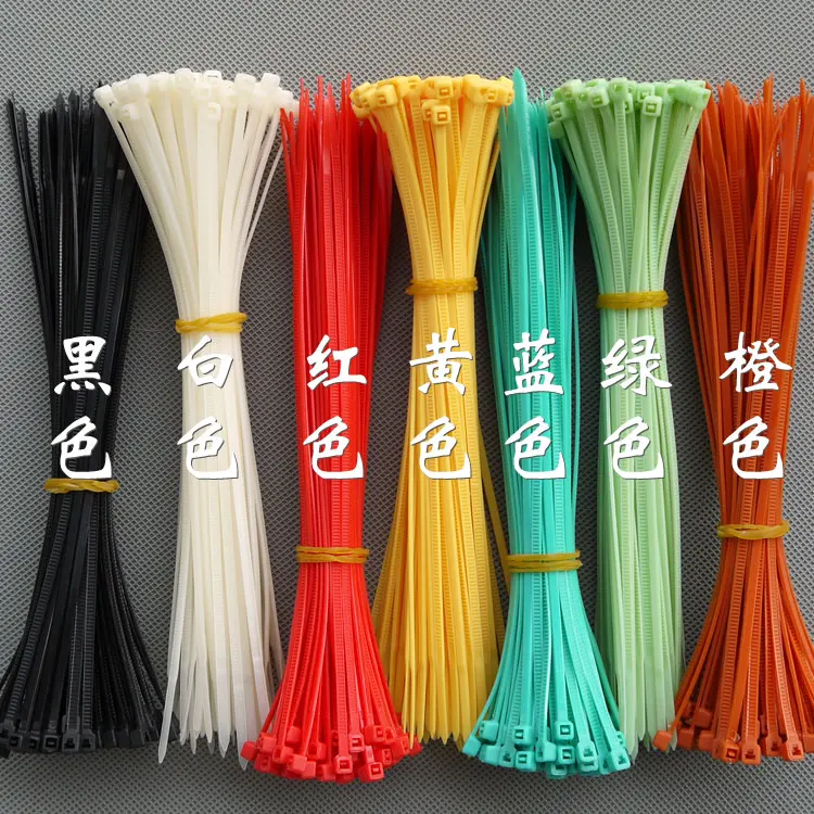 Бесплатная доставка 200 шт. самоблокирующиеся Нейлоновые кабельные стяжки/4*200