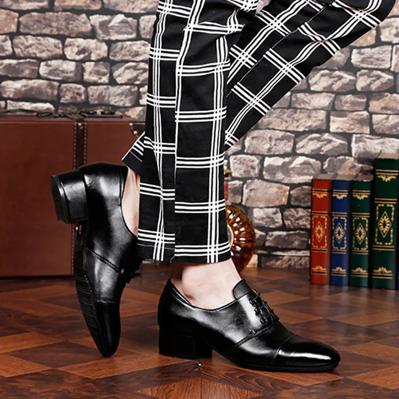 Мужские Танцевальные Туфли для взрослых Мужская Современная кожаная спортивная