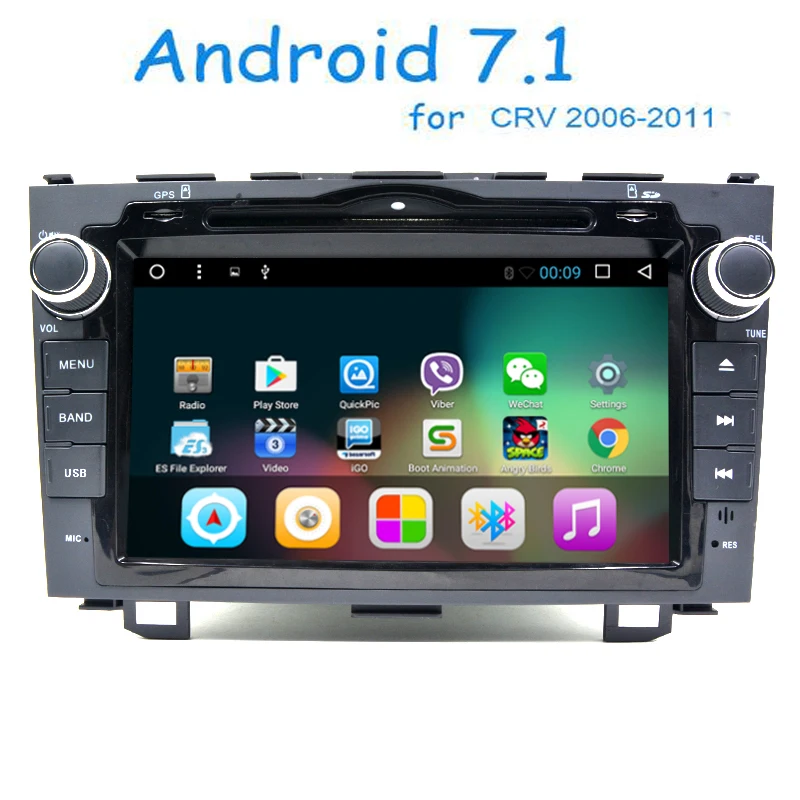 Последние 2Din 4G WIFI BT SWC Android7.1 стерео радио для CRV плеер GPS Navi головное устройство Honda