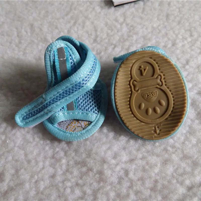 4 шт./компл. собака красивые Повседневное анти тапки Открытая Летняя обувь из