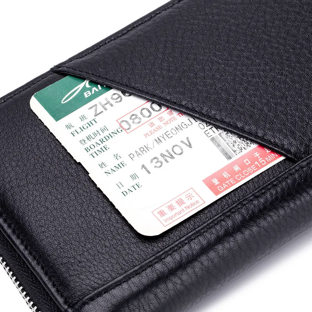 WESTCREEK из брендовой натуральной кожи RFID молния мужской клатч женские модные туфли
