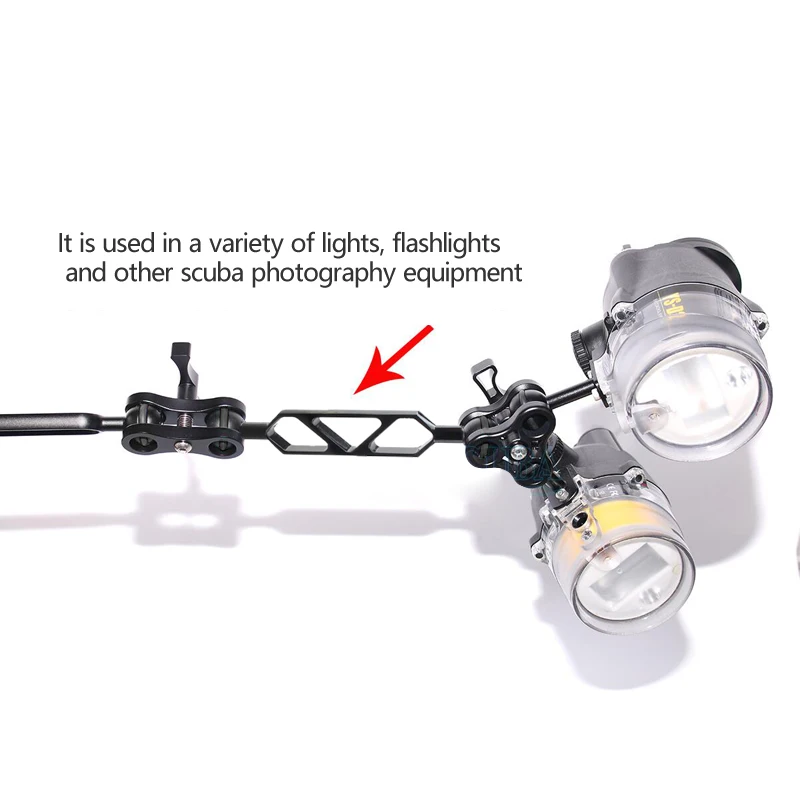 Алюминиевый стабилизатор с двумя ручками для подводной Камеры|Портативные